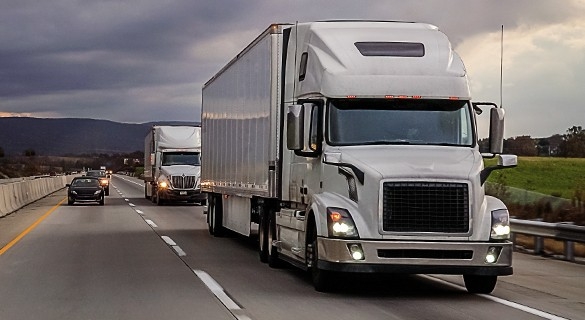 Trucks on Highway
