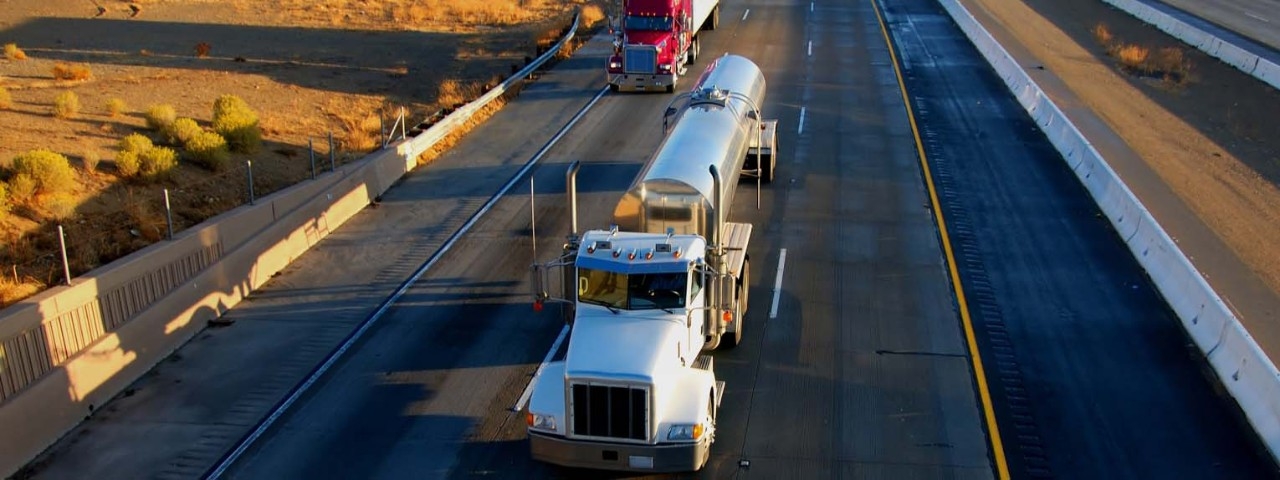 Truck on Highway