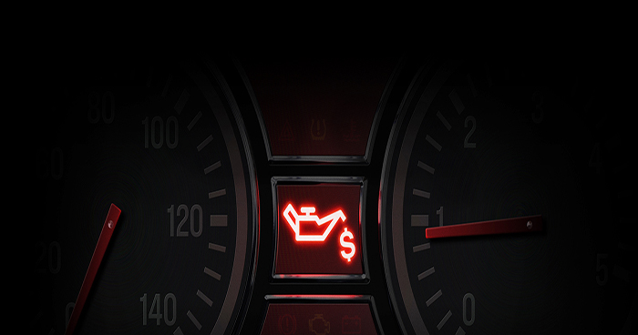 Oil light on dash